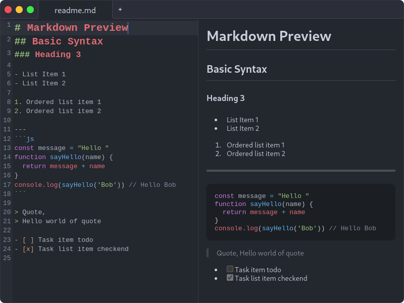 markdown preview logo